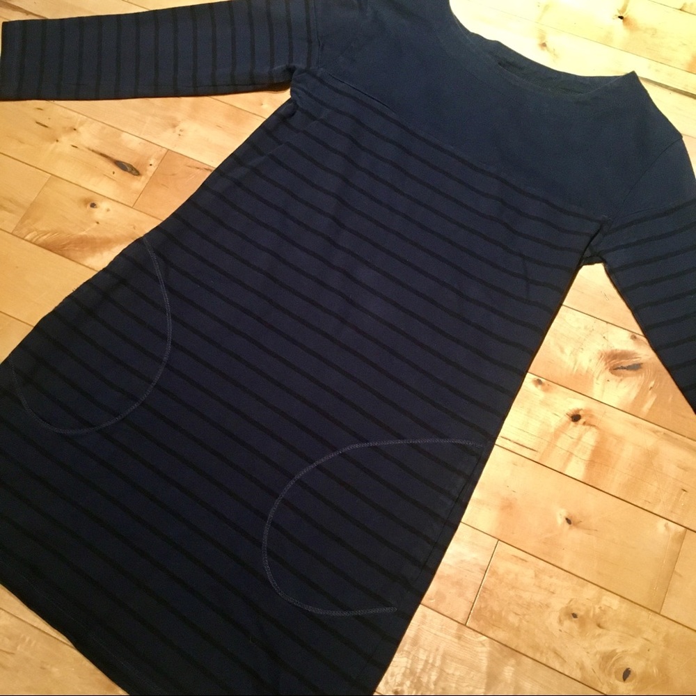 Striped shift dress